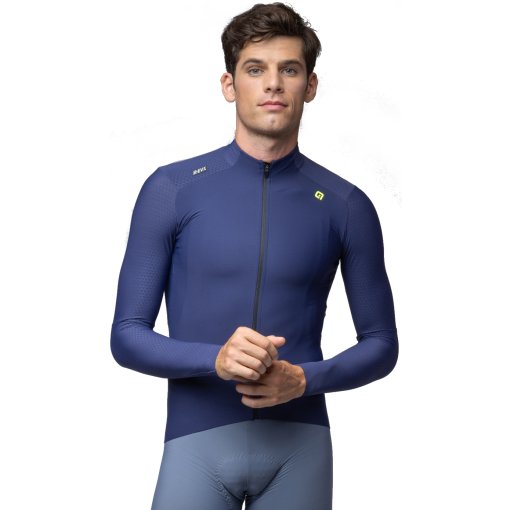 Photo produit de Alé Maillot Manches Longues Homme - R-EV1 Warm Race - blueish