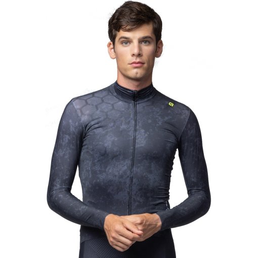 Photo produit de Alé R-EV1 Grafenium Maillot à manches longues pour hommes - noir