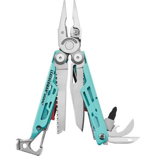 Picture of Leatherman Signal Multitool - Aqua / Stainless