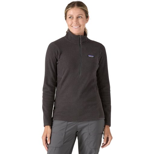 Photo produit de Patagonia Pullover Polaire Femme - R1 Air Zip Neck - Noir