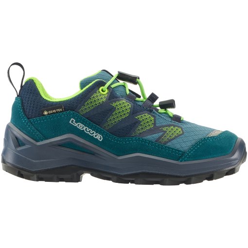 Picture of LOWA Maddox Pro GTX Lo Shoes Junior - petrol/lime (Size 28-35)