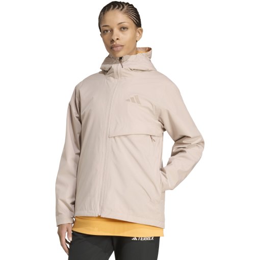 Picture of adidas Multi Light 2L CLIMAPROOF Rain Jacket Women - wonder taupe KA7037