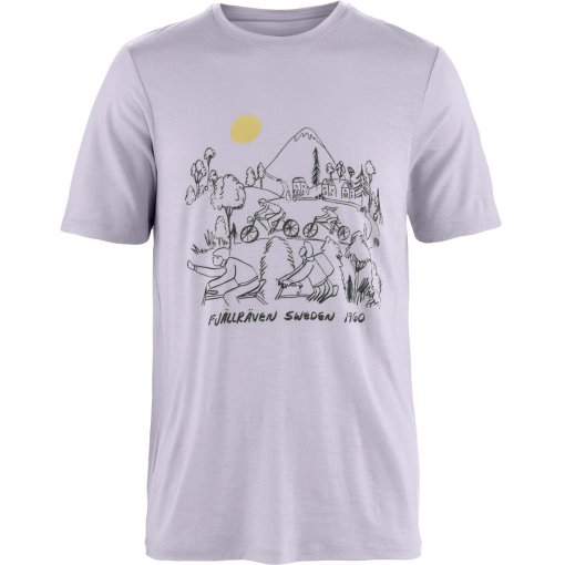 Produktbild von Fjällräven Hoja Lugnt Wool T-Shirt Herren - lavender mist