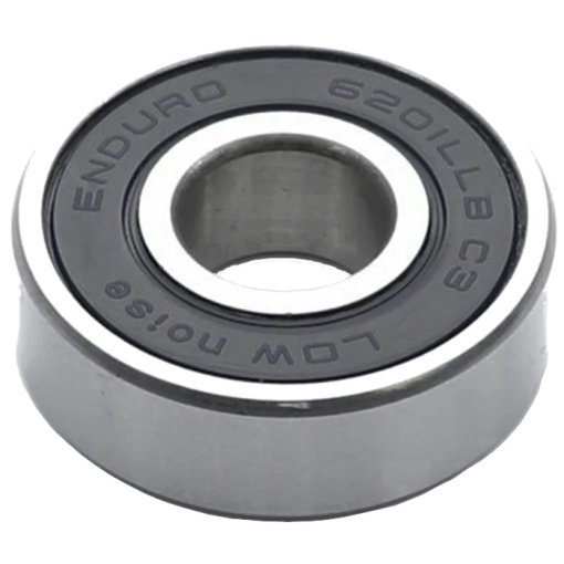 Image de Enduro Bearings S6201 2RS C3 - Roulement radial en acier inoxydable - 12 x 32 x 10 mm