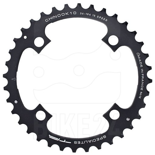 Produktbild von TA Specialites Chinook Kettenblatt MTB 4-Arm 104mm 10-/11-fach - schwarz