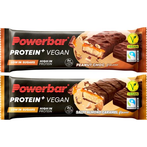 Photo produit de Powerbar Protein+ Vegan Bar - barre protéinée - 4x42g