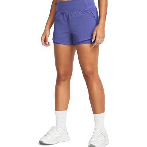 Foto de Under Armour Pantalón Corto 2 en 1 Tejido Mujer - UA Flex - Starlight/Starlight