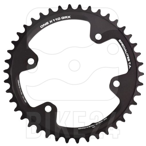 Immagine prodotto da TA Specialites ONE X110 Chainring for Shimano GRX - 4-Arm - 110mm - black