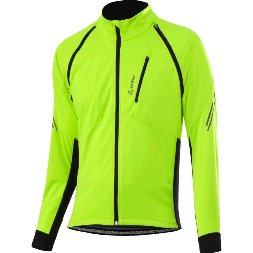 Foto de Löffler Chaqueta Ciclismo Hombre - San Remo Airblocc Light Zip-Off - neon yellow 200