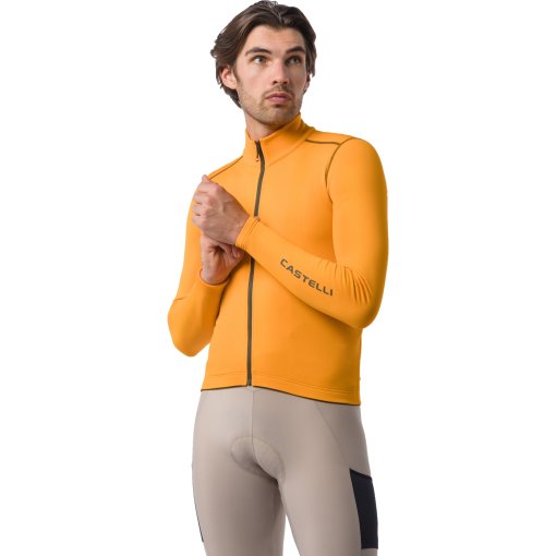 Photo produit de Castelli Maillot Manches Longues Homme - Unlimited Trail 2 - vivid orange/deep green 863