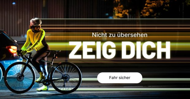 Hi-Vis Fahrradbekleidung, Beleuchtung & Zubehör für mehr Sicherheit