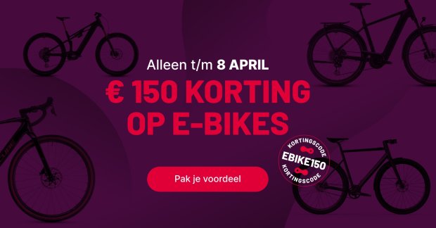 € 150 Korting op e-bikes - Alleen t/m 8 April - e-bike-flash-sale-26