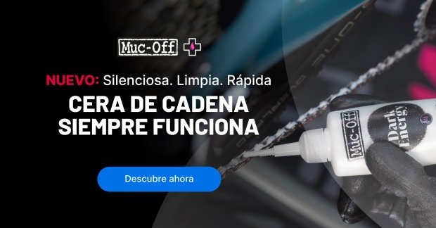 Muc-Off - Cera de cadena siempre funciona - Silenciosa, limpia, rapida