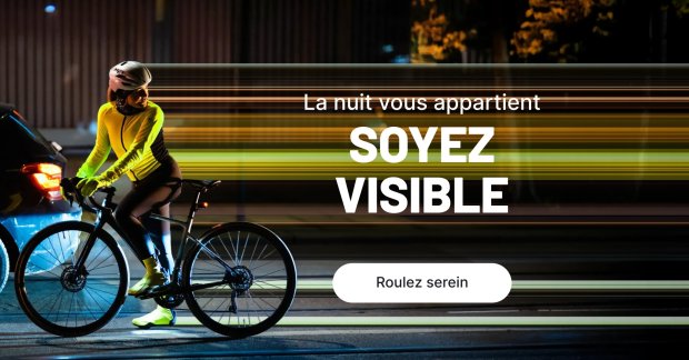 Vêtements réfléchissants, éclairage & accessoires pour une sécurité maximale 