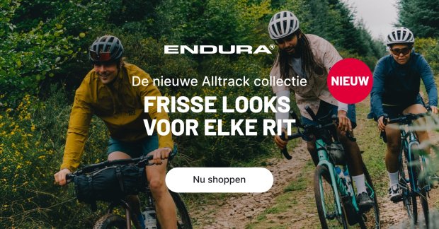 Fietsen in Endura Alltrack-kleding tijdens het gravelen