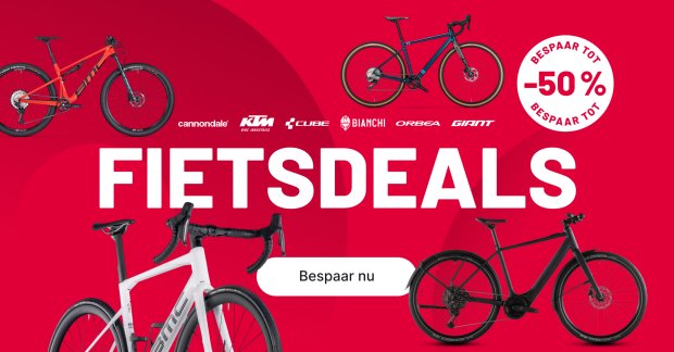 Fietsdeals: je volgende fiets staat al op je te wachten