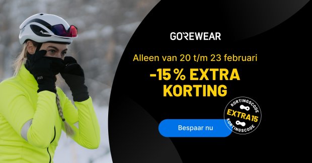 GOREWEAR SALE - 15 % EXTRA KORTING