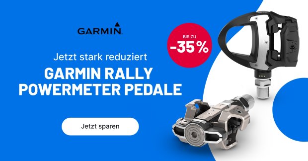 Garmin Rally Powermeter Pedale Sale-Banner