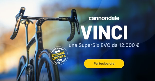 Vinci una Cannondale SuperSix EVO da 12.000 €