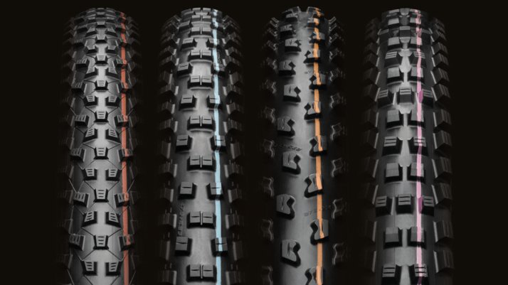 Mescola ADDIX® Compound Primo piano di una ruota anteriore della bici