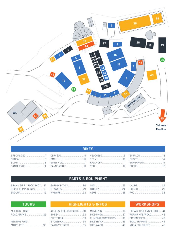 ⛺ The Site Layout  – All Important Locations