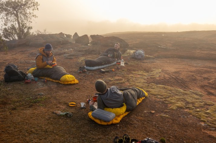 Sea to Summit sleeping mats at an outdoor campsite