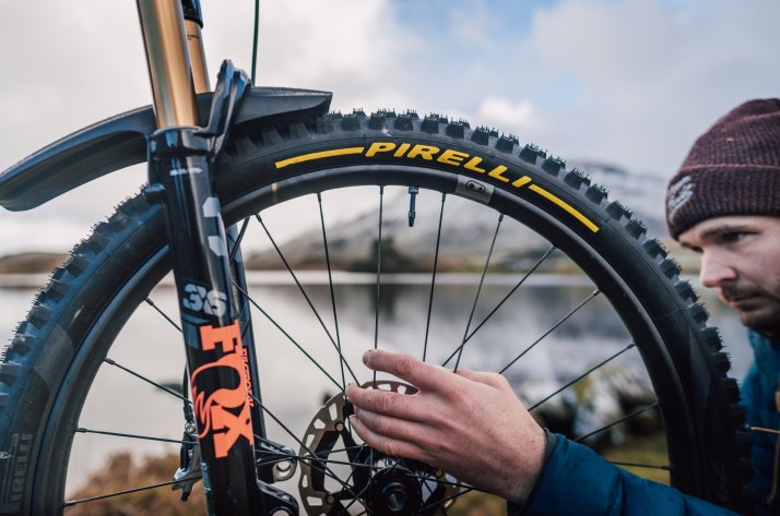 Copertoni Pirelli per MTB Copertone Pirelli montato su una mountain bike