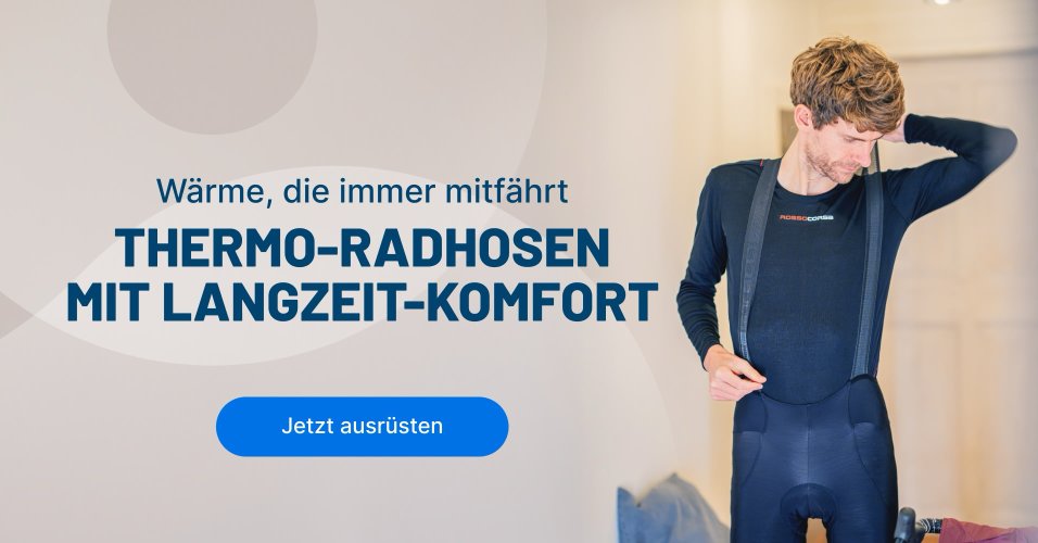 Thermo-Radhosen mit Langzeit-Komfort