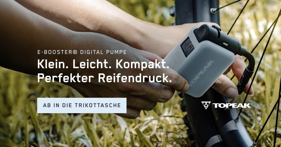 Topeak E-Booster Digital Elektrische Fahrradpumpe