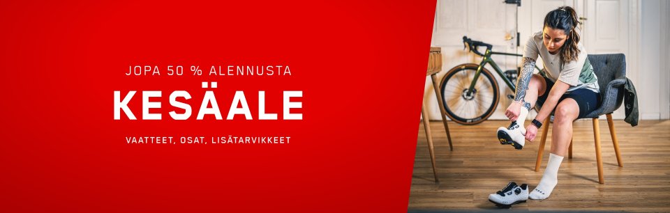 Kesäale BIKE24:ssä – paljon merkkejä, valikoimaa ja alennuksia.